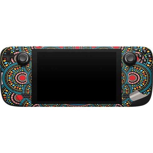 Infinite Circle Colored Steam Deck Handheld Gaming Computer Skin